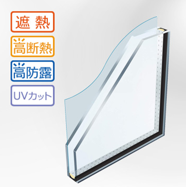 Low-E複層ガラス（断熱タイプ）イメージ